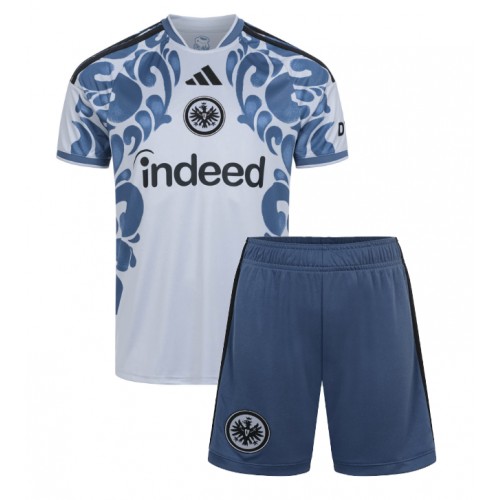 Stroje piłkarskie Eintracht Frankfurt Koszulka Trzeciej dla dzieci 2026-27 Krótki Rękaw (+ szorty)